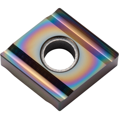 CNGG 431 A3 PDL010, 1/64″ Corner Radius, 3/16″ Thick, 1/2″ Inscribed Circle, C, 80 Degree Diamond, Turning Indexable Insert