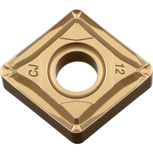 CNMG 432 CJ CA525, 1/32″ Corner Radius, 3/16″ Thick, 1/2″ Inscribed Circle, TiCl2O3/TiN, 80 Degree Diamond, Turning Indexable Insert