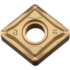 CNMG 433 CJ CA530, 3/64″ Corner Radius, 3/16″ Thick, 1/2″ Inscribed Circle, TiCl2O3/TiN, 80 Degree Diamond, Turning Indexable Insert