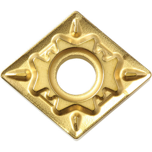 CNMG 433 HQ CCX, 3/64″ Corner Radius, 3/16″ Thick, 1/2″ Inscribed Circle,  TiCl2O3/Tin, 80 Degree Diamond, Turning Indexable Insert