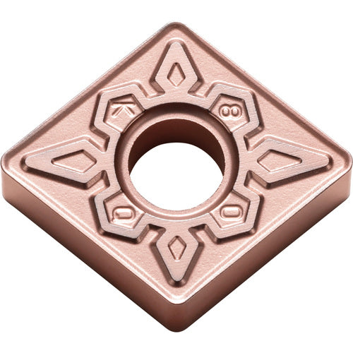 CNMG 431 KQ CA310, 1/64″ Corner Radius, 3/16″ Thick, 1/2″ Inscribed Circle, TiCnulll2O3/Ti, Diamond, Turning Indexable Insert