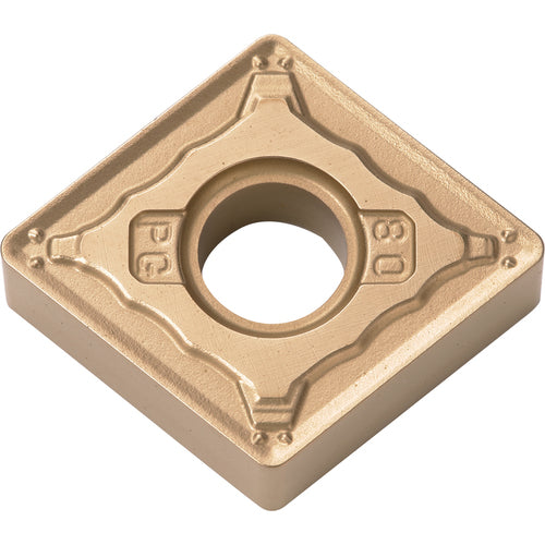 CNMG 431 PG CA510, 1/64″ Corner Radius, 3/16″ Thick, 1/2″ Inscribed Circle, TiCl2O3/TiN, 80 Degree Diamond, Turning Indexable Insert