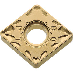 CNMG 433 PT CA025P, 3/64″ Corner Radius, 3/16″ Thick, 1/2″ Inscribed Circle, TiCl2O3/TiN, 80 Degree Diamond, Turning Indexable Insert