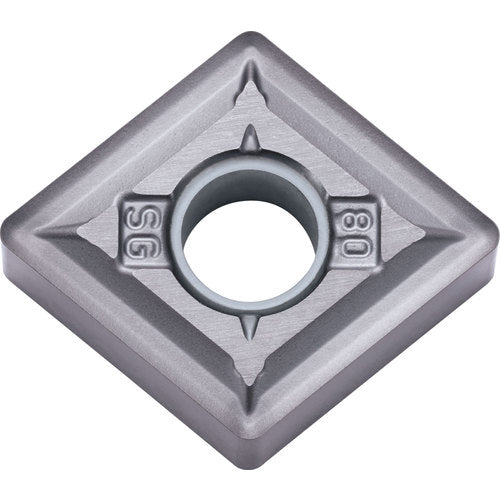 CNMG 432 SG PR1535, 1/32″ Corner Radius, 3/16″ Thick, 1/2″ Inscribed Circle, MEGACOAT NANO, 80 Degree Diamond, Turning Indexable Insert
