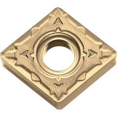 CNMG 431 WP CA025P, 1/64″ Corner Radius, 3/16″ Thick, 1/2″ Inscribed Circle, TiCl2O3/TiN, 80 Degree Diamond, Turning Indexable Insert