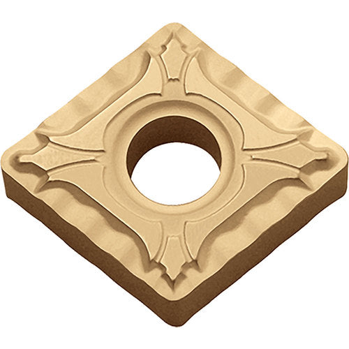 CNMG 431 XP CCX, 1/64″ Corner Radius, 3/16″ Thick, 1/2″ Inscribed Circle,  TiCl2O3/Tin, 80 Degree Diamond, Turning Indexable Insert