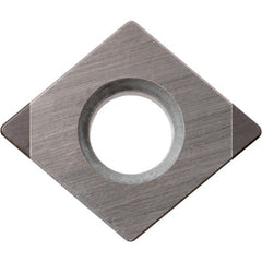 CPGB 321 KBN05M, 1/64″ Corner Radius, 1/8″ Thick, 3/8″ Inscribed Circle, MEGACOAT, 80 Degree Diamond, Turning Indexable Insert