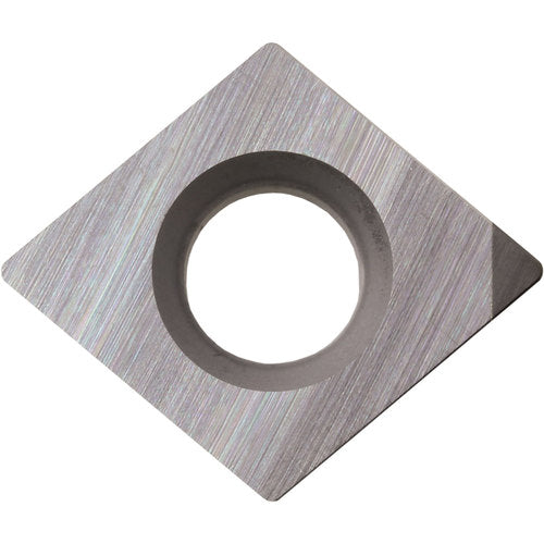 CPGB 321 KBN525, 1/64″ Corner Radius, 1/8″ Thick, 3/8″ Inscribed Circle, 80 Degree Diamond, Turning Indexable Insert