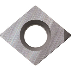 CPGB 25151 KBN510, 1/64″ Corner Radius, 3/32″ Thick, 5/16″ Inscribed Circle, 80 Degree Diamond, Turning Indexable Insert