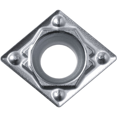 CPMH 321 HQ PV7010, 1/64″ Corner Radius, 1/8″ Thick, 3/8″ Inscribed Circle, TiCN (MEGACOAT), Diamond, Turning Indexable Insert