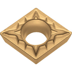 CPMT 322 XP PV730, 1/32″ Corner Radius, 1/8″ Thick, 3/8″ Inscribed Circle, TiAlN/TiN, 80 Degree Diamond, Turning Indexable Insert