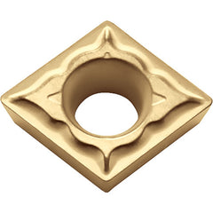 CPMT 322 XQ PV710, 1/32″ Corner Radius, 1/8″ Thick, 3/8″ Inscribed Circle, TiCN (MEGACOAT NANO), 80 Degree Diamond, Turning Indexable Insert