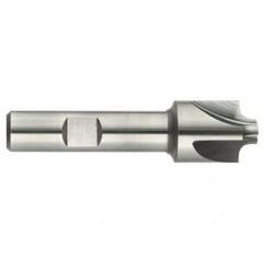 1/2" Radius - 1-1/2 x 3/4" Shank - HSS - Corner Rounding EM - 4 FL Uncoated - Industrial Tool & Supply