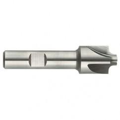 5mm Radius - 7/8 x 1/2" Shank - HSS - Corner Rounding EM - 4 FL Uncoated - Industrial Tool & Supply