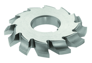 1/2 Radius - 4-1/4 x 3/4 x 1-1/4 - HSS - Right Hand Corner Rounding Milling Cutter - 10T - TiN Coated - Industrial Tool & Supply