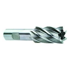 1-1/4 Dia. x 4-1/2 Overall Length 6-Flute Square End High Speed Steel SE End Mill-Round Shank-Center Cut-Uncoated - Industrial Tool & Supply