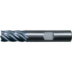 ‎3/16″ × 3/16″ × 3/4″ × 2-1/2″ RHS / RHC Solid Carbide 5-Flute High-Performance End Mill for Ferrous Material - TiAlN