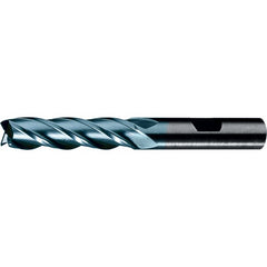 ‎9/32″ × 3/8″ × 1-3/8″ × 3-1/8″ RHS / RHC HSS-CO 8% (M42) Cobalt, Single End, 4-Flute, Center Cutting End Mill - Bright