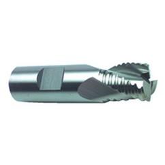 1/4" Dia. - 2-1/16"OAL - TiN M42 - Roughing SE EM - 3 FL - Industrial Tool & Supply