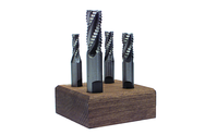 4 Pc. Premium HSS Roughing End Mill Set - Industrial Tool & Supply