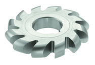 3/32 Radius - 4 x 3/16 x 1-1/4 - HSS - Convex Milling Cutter - Large Diameter - 22T - TiN Coated - Industrial Tool & Supply