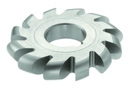 3/8 Radius - 6 x 3/4 x 1-1/4 - HSS - Convex Milling Cutter - Large Diameter - 14T - TiN Coated - Industrial Tool & Supply