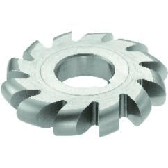 1/2 Radius - 4-1/4 x 1 x 1-1/4 - HSS - Convex Milling Cutter - Standard Diameter - 10T - TiAlN Coated - Industrial Tool & Supply
