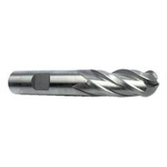 1-1/4" Dia. - 6-1/2" OAL - HSS - Ball End SE EM - 4 FL - Industrial Tool & Supply