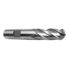 1-1/4" Dia. - 6-1/2" OAL - HSS - Ball End SE EM - 4 FL - Industrial Tool & Supply