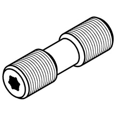 STCM38 DOUBLE SET SCREW M5X0.8 STCM38 - Industrial Tool & Supply