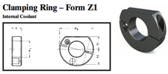 VDI Clamping Ring - Form Z1 (Internal Coolant) - Part #: CNC86 63.12360 - Industrial Tool & Supply