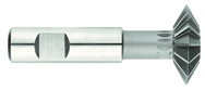 1" x 3/8 x 1/2 Shank - HSS - 90 Degree - Double Angle Shank Type Cutter - 12T - TiAlN Coated - Industrial Tool & Supply