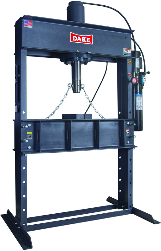 Electrically Operated H-Frame Dura Press - Force 50DA - 50 Ton Capacity - Industrial Tool & Supply