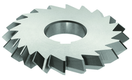 2-3/4 x 1/2 x 1 - HSS - 45 Degree - Double Angle Milling Cutter - 20T - TiAlN Coated - Industrial Tool & Supply