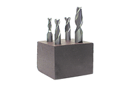 4 Pc. HSS Single-End End Mill Set - Industrial Tool & Supply