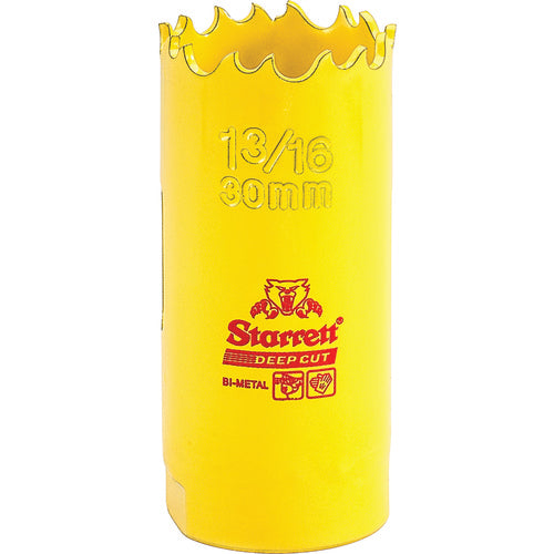 ‎1-3/16″ HSS Deep Cut Hole Saw - Starrett - Industrial Tool & Supply