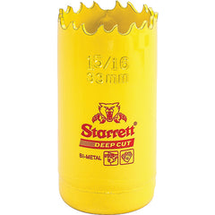 ‎1-5/16″ HSS Deep Cut Hole Saw - Starrett - Industrial Tool & Supply