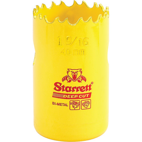 ‎1-9/16″ HSS Deep Cut Hole Saw - Starrett - Industrial Tool & Supply