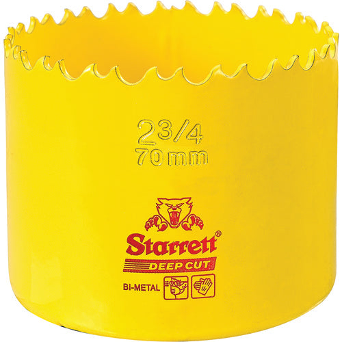 ‎2-3/4″ HSS Deep Cut Hole Saw - Starrett - Industrial Tool & Supply