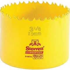 ‎3-1/8″ HSS Deep Cut Hole Saw - Starrett - Industrial Tool & Supply