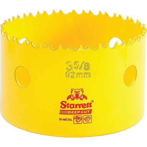 ‎3-5/8″ HSS Deep Cut Hole Saw - Starrett - Industrial Tool & Supply