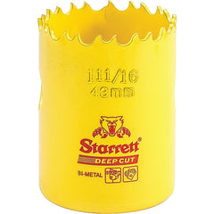 ‎1-11/16″ HSS Deep Cut Hole Saw - Starrett - Industrial Tool & Supply