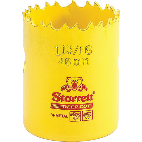 ‎1-13/16″ HSS Deep Cut Hole Saw - Starrett - Industrial Tool & Supply