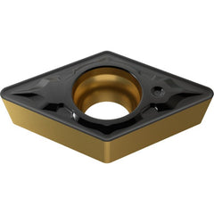 DCMT 32.52 UG YG3010, 1/32″ Corner Radius, 5/32″ Thick, 3/8″ Inscribed Circle, CVD, Turning Indexable Insert