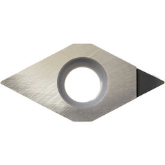 DCMT 32502 KPD001, 0.004″ Corner Radius, 5/32″ Thick, 3/8″ Inscribed Circle, 55 Degree Diamond, Turning Indexable Insert