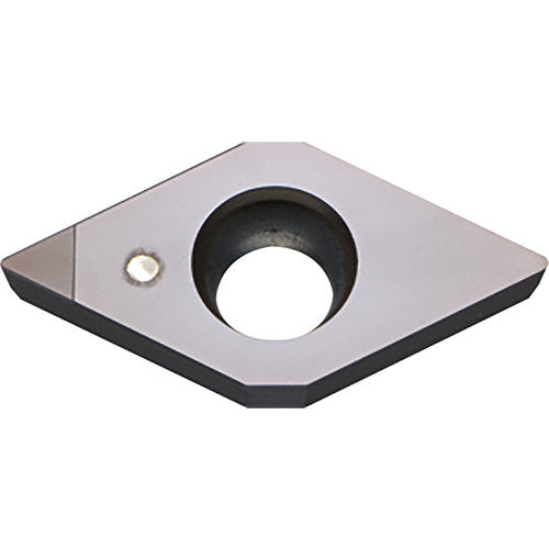 DCMW 32505 KBN525, 0.008″ Corner Radius, 5/32″ Thick, 3/8″ Inscribed Circle, 55 Degree Diamond, Turning Indexable Insert