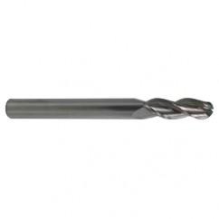 5mm TuffCut AL 3 Fl Ctr Cut Ball Al End Mill Necked - Industrial Tool & Supply