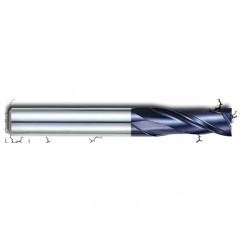 1/4" Dia. - 1" LOC - 2-3/4" OAL - 2 FL Carbide S/E HP End Mill-AlTiN - Industrial Tool & Supply