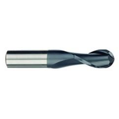 3/16" Dia. - 2-1/2" OAL - AlTiN CBD - Ball End SE EM - 2 FL - Industrial Tool & Supply