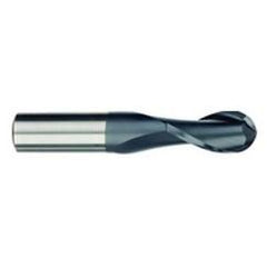 3/16" Dia. - 2-1/2" OAL - AlTiN CBD - Ball End SE EM - 2 FL - Industrial Tool & Supply